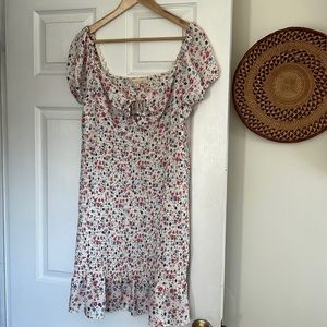 MaddenGirl XXL Off the Shoulder Floral Mini Dress